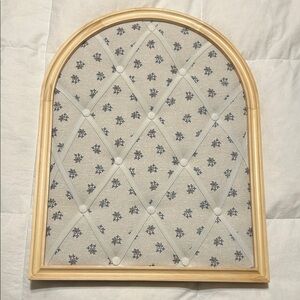 Wooden Framed Fabric Memo Board